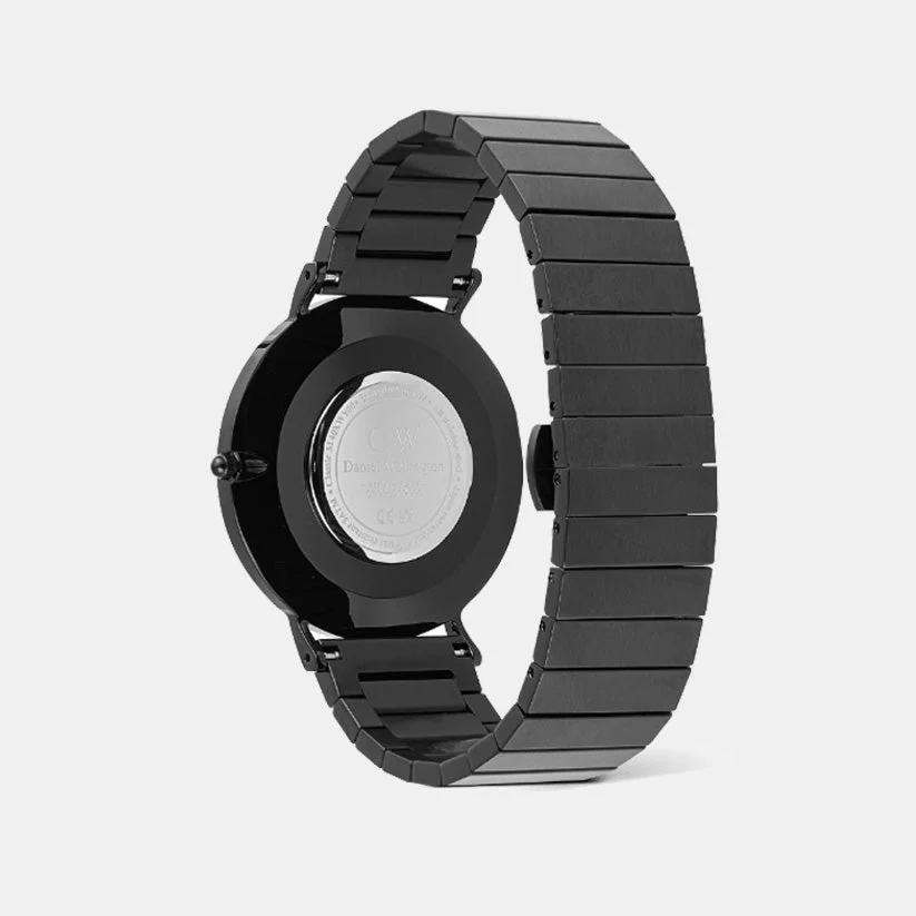 Classic Men Quartz Black Dial Analog Stainless Steel Watch DW00100778 - Image 4