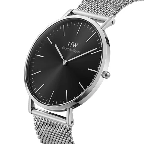 Daniel Wellington Classic Mesh Onyx Black Dial Men 40mm DW00100629 - Image 2
