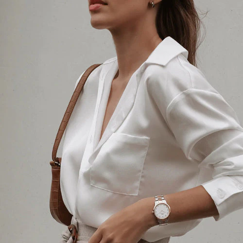 Daniel Wellington Iconic Link Lumine Eggshell White Dial Women 32mm DW00100358 - Image 2