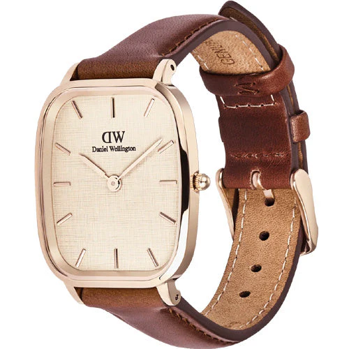 Daniel Wellington Marlon St Mawes Linen Rose Gold Linen Dial Men 36.3mm DW00100816 - Image 3