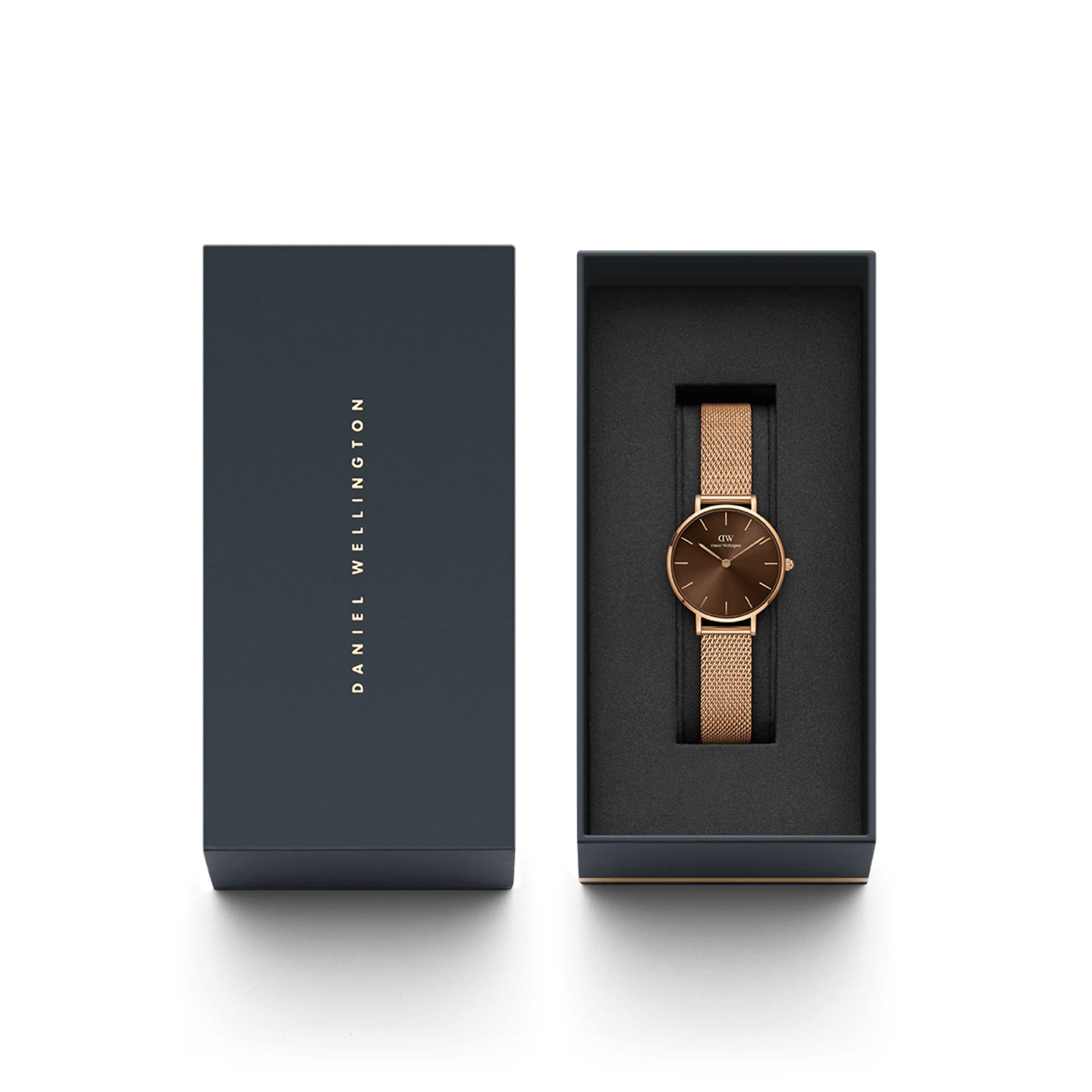 Petite Amber Brown & Rose Gold - Image 3