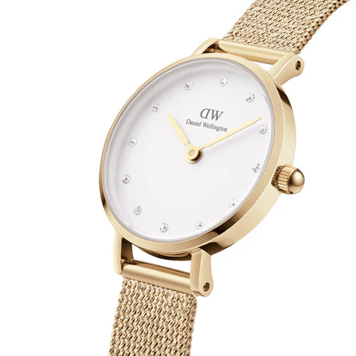 Daniel Wellington Petite Lumine Pressed Evergold Eggshell White Dial Women 28mm DW00100604 - Image 2