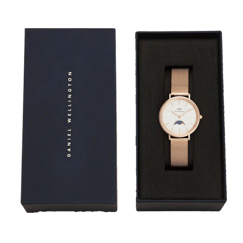 Daniel Wellington Petite Lune Melrose White Dial Women 32mm DW00100773 - Image 6
