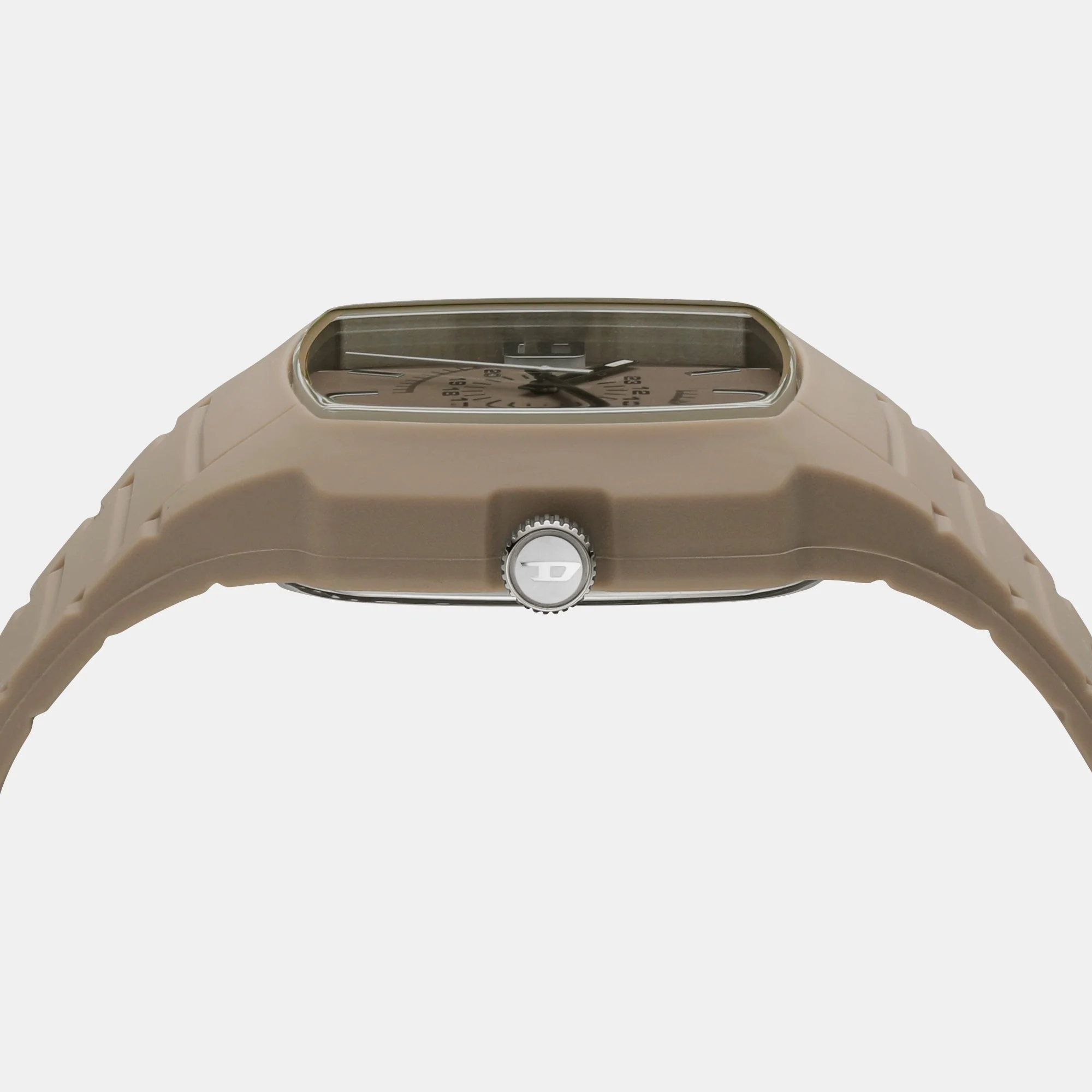 Cliffhanger 2.0 Men Quartz Beige Dial Analog Silicone Watch DZ2167 - Image 4