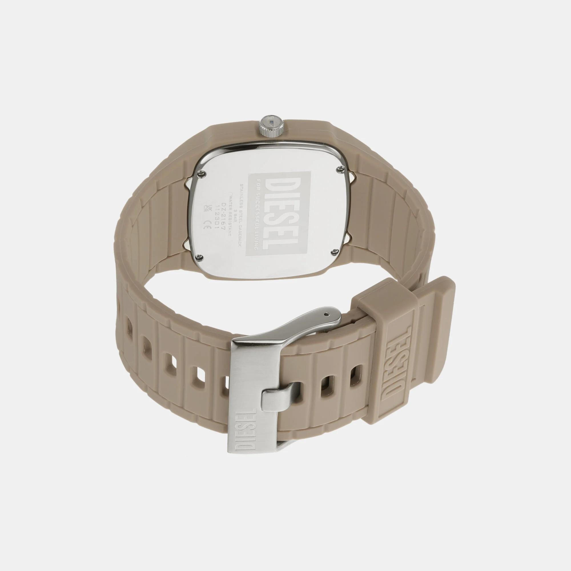 Cliffhanger 2.0 Men Quartz Beige Dial Analog Silicone Watch DZ2167 - Image 5