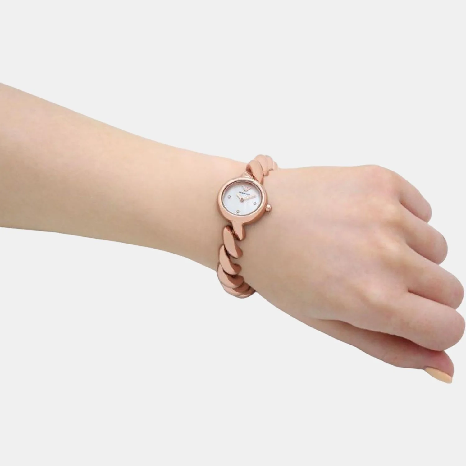 Alessia Women Quartz White Dial Analog Stainless Steel Watch AR11442 - Image 7