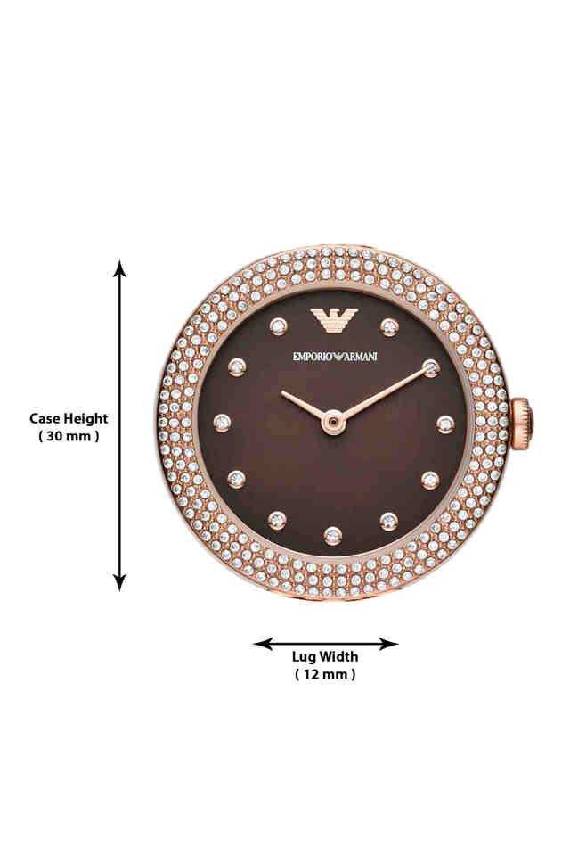 Emporio Armani Analog Brown Dial Women 30mm - Image 2
