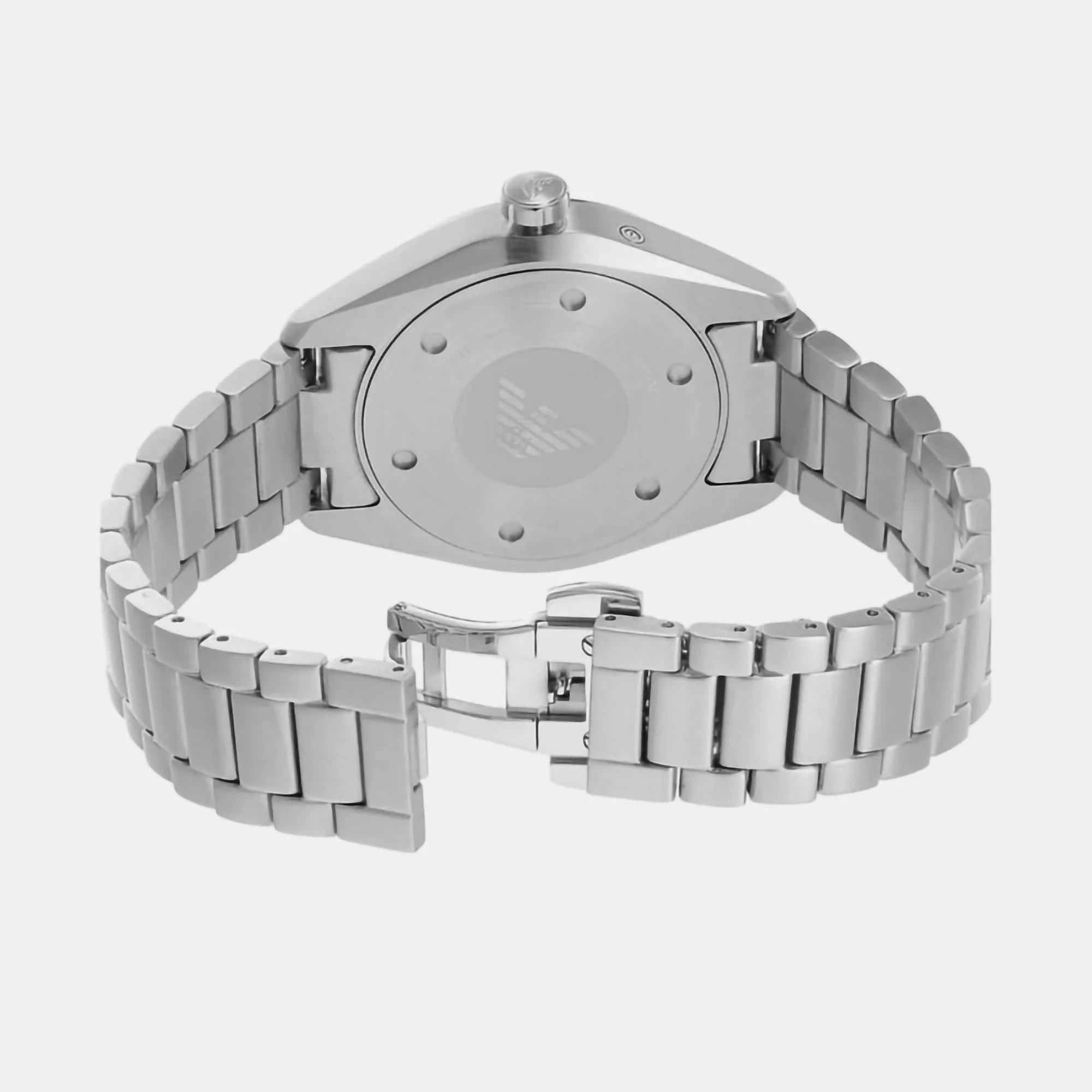Claudio Men Quartz Blue Dial Analog Stainless Steel Watch AR11553 - Image 2