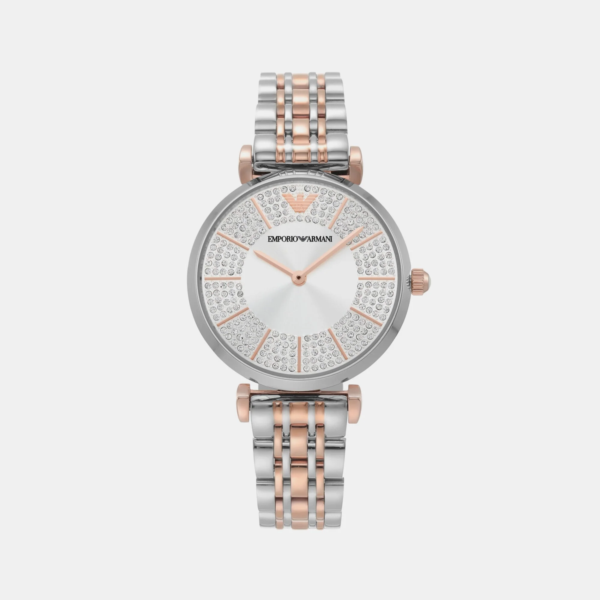 Gianni T-B Women Quartz Silver Dial Analog Stainless Steel Watch AR11537
