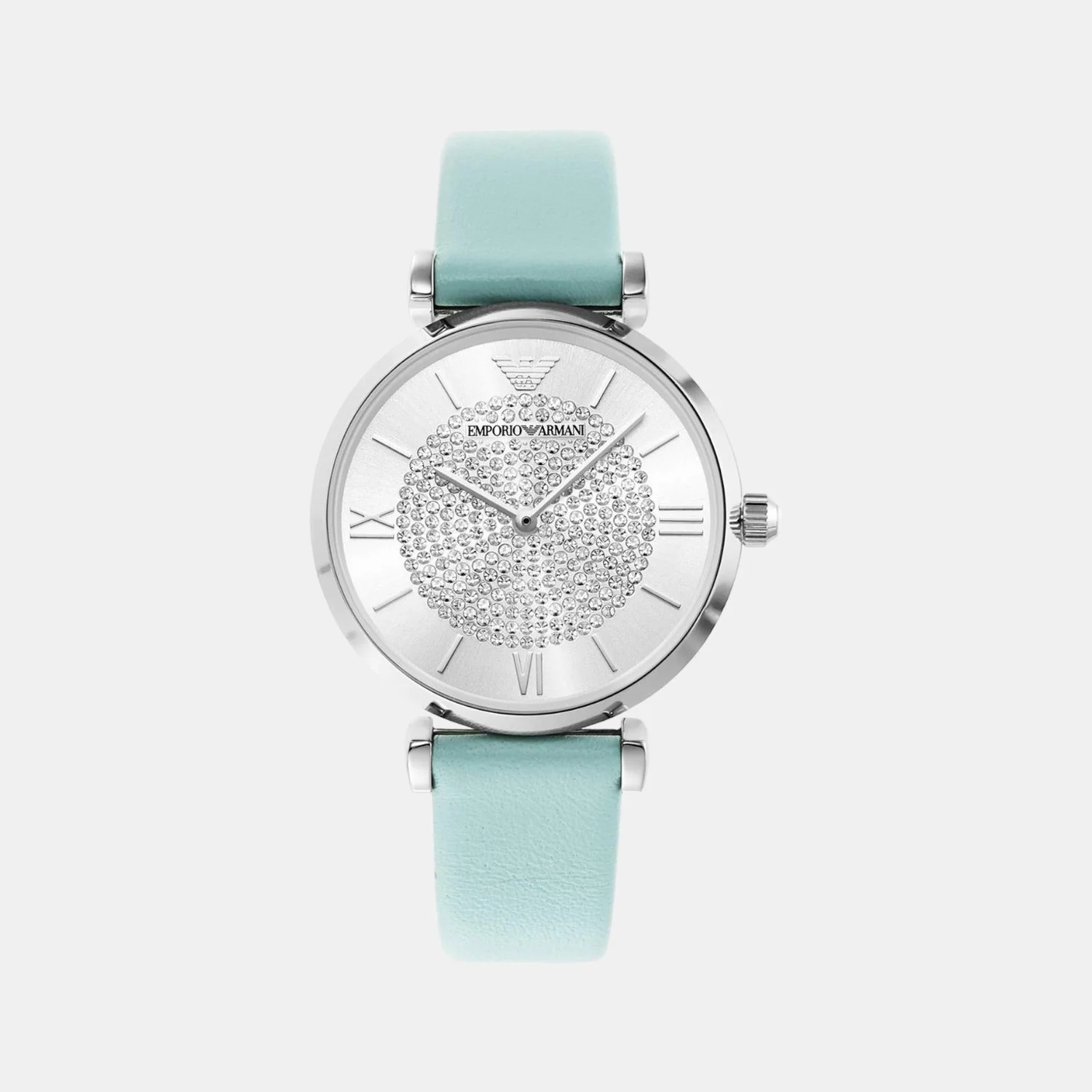Gianni T-Bar Women Quartz Silver Dial Analog Leather Watch AR11443