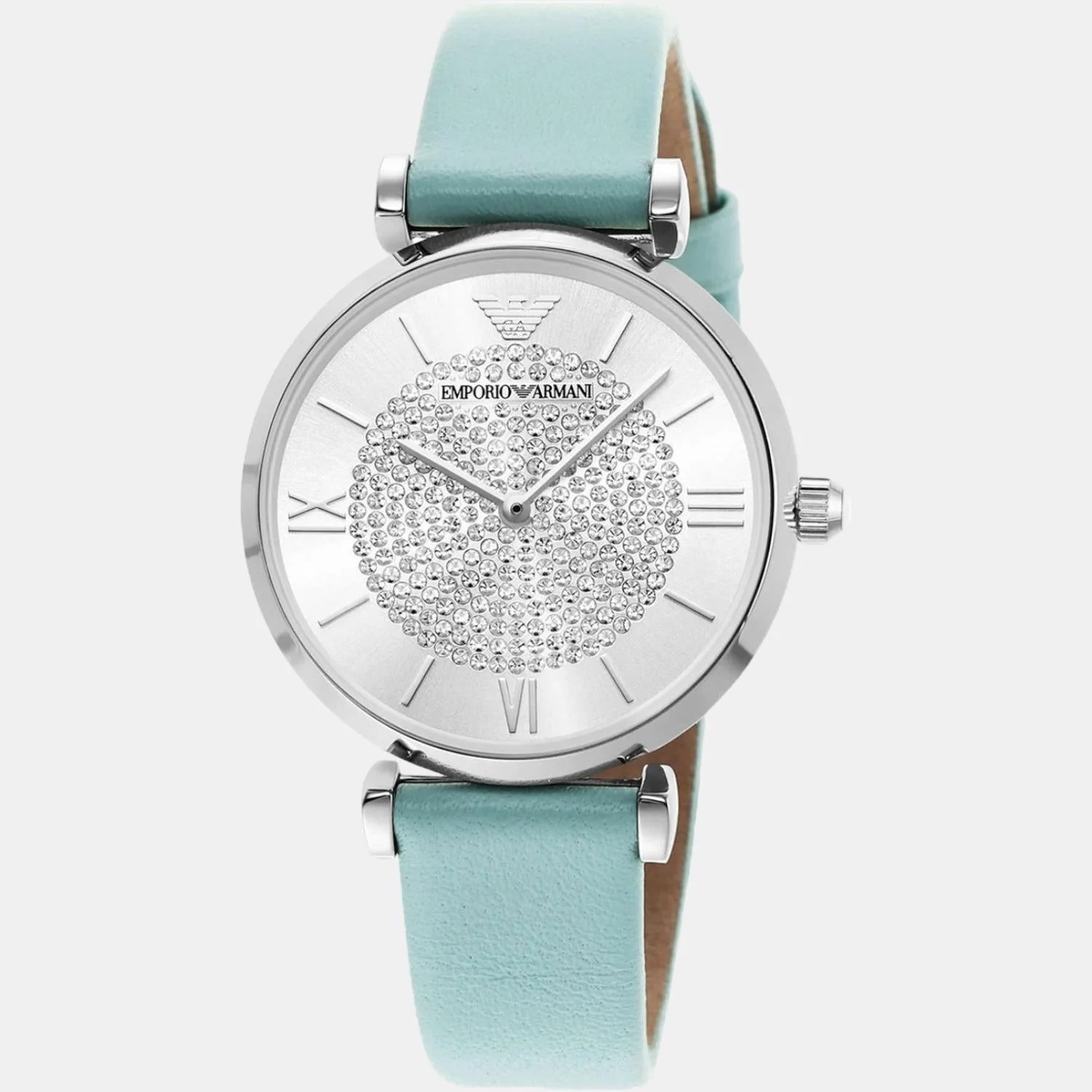 Gianni T-Bar Women Quartz Silver Dial Analog Leather Watch AR11443 - Image 3
