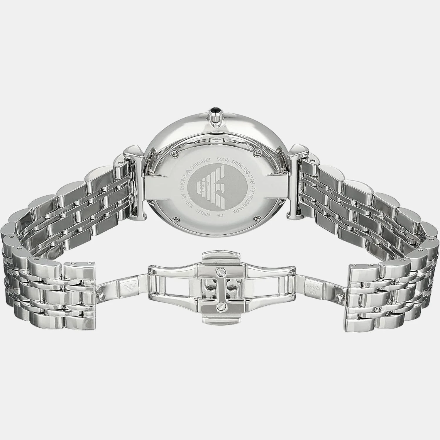 Gianni Women Quartz Black Dial Analog Stainless Steel Watch AR1676 - Image 6