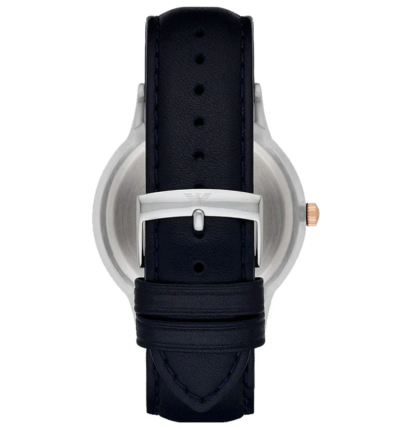 Emporio Armani Renato Blue Dial Men 43mm
