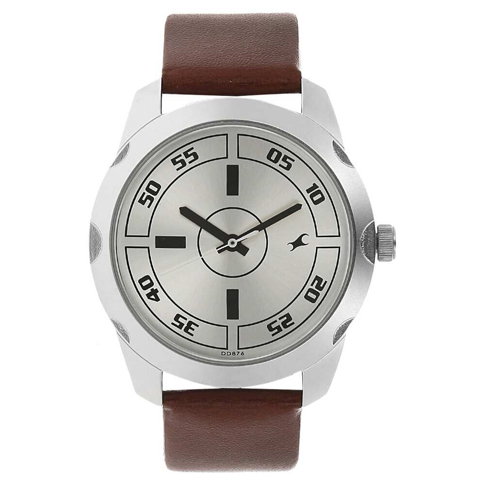 Fastrack Silver & Brown - Image 4