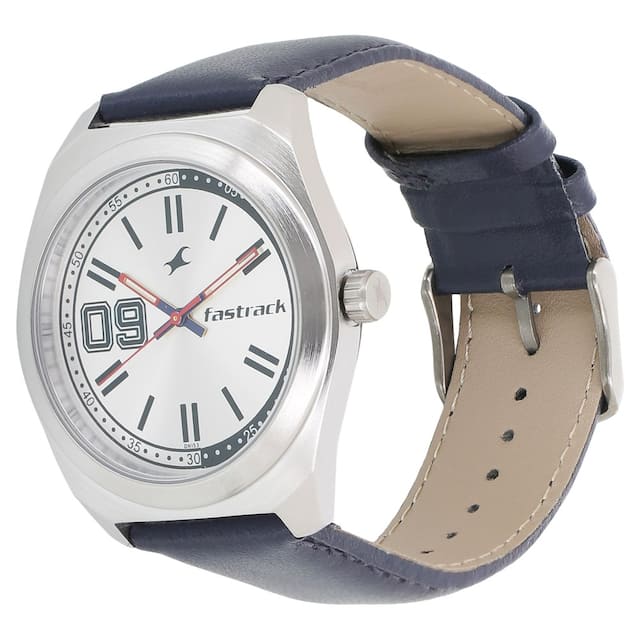 Varsity Blue Leather