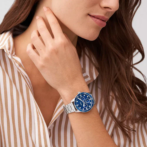 Fossil Bannon Blue Dial Pair 45mm & 38mm BQ2828SET - Image 2