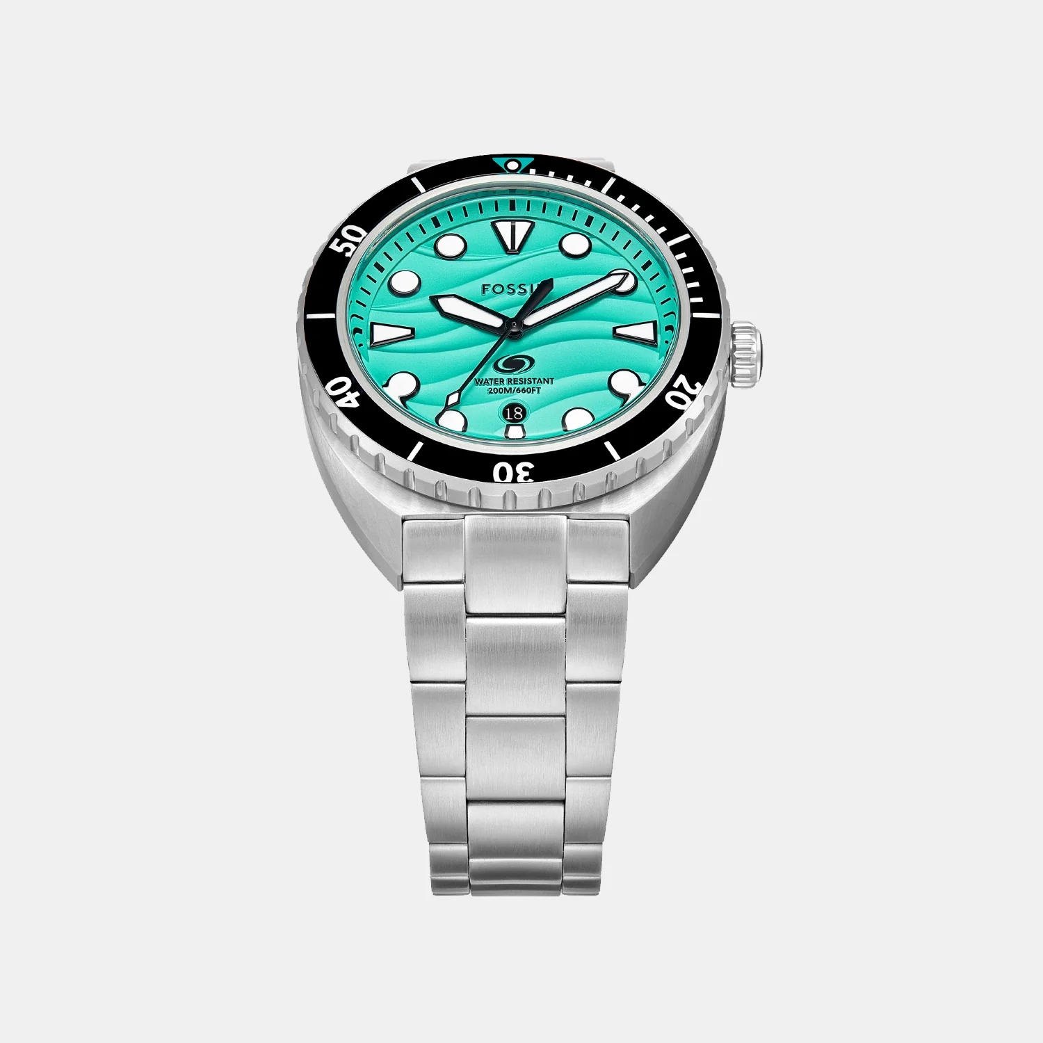 Breaker Men Green Dial Analog Stainless Steel Watch FS6066 - Image 2