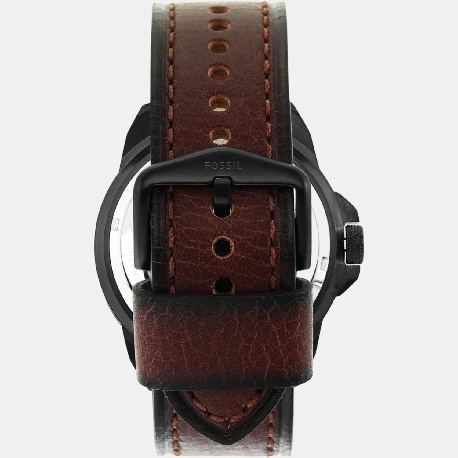 Bronson Men Automatic Black Dial Analog Leather Watch ME3219 - Image 2