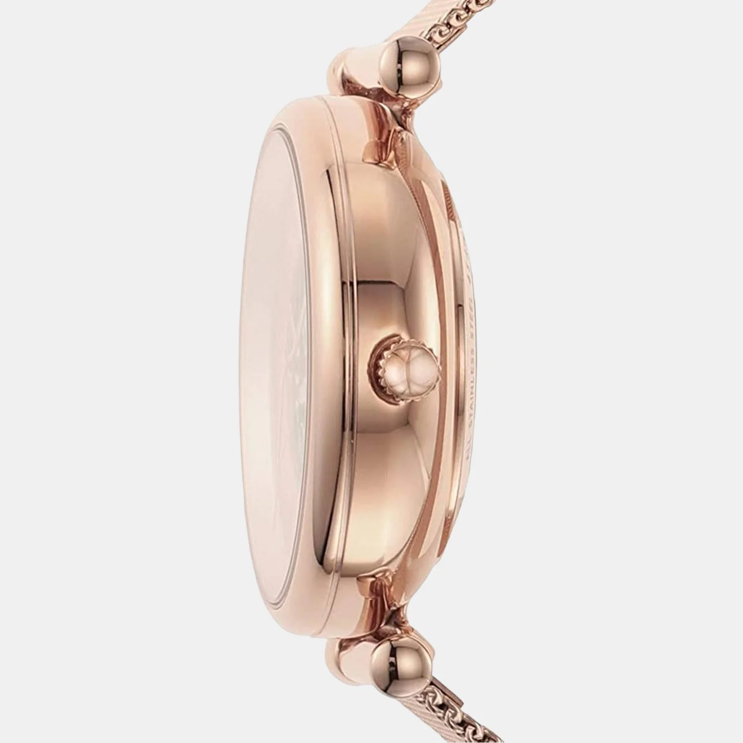 Carlie Women Automatic Rose Gold Dial Analog Stainless Steel Watch ME3175 - Image 4