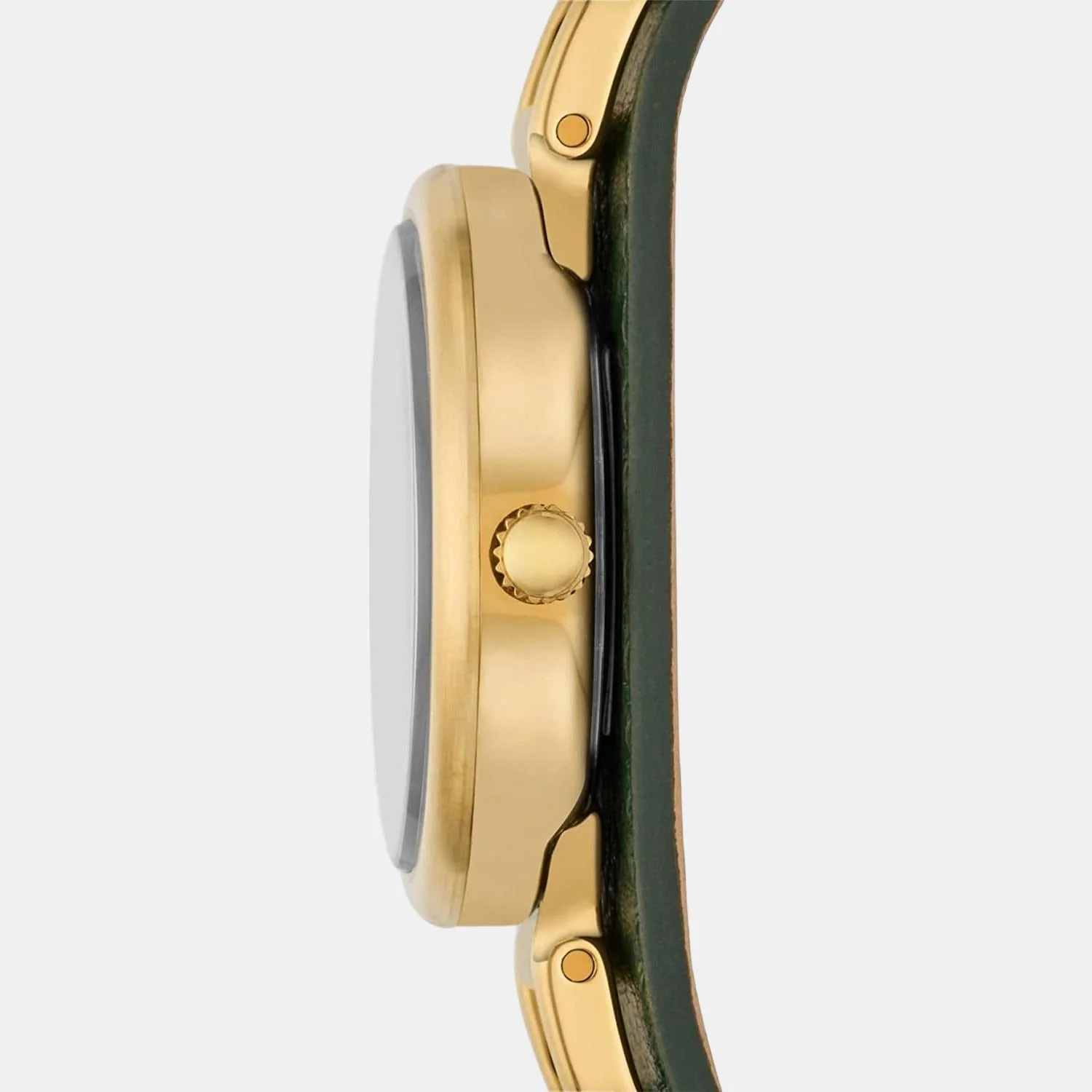Carlie Women Quartz Gold Dial Analog Leather Watch ES5241 - Image 2