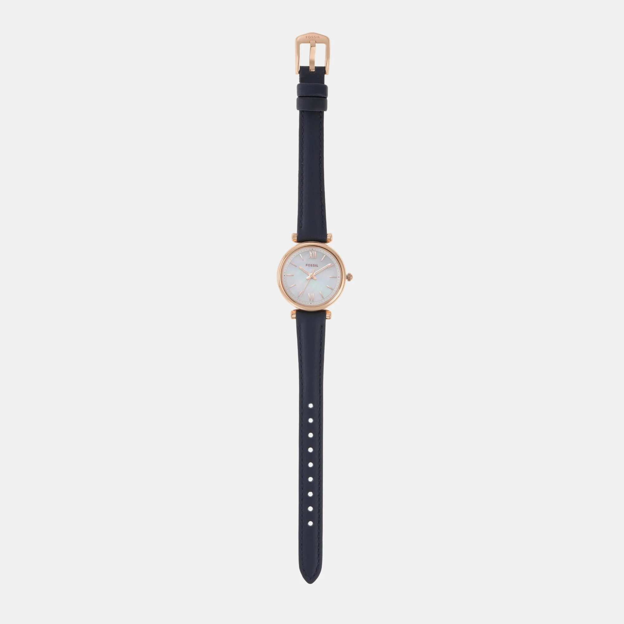 Carlie Women Quartz Two Tone Dial Analog Leather Watch ES4502 - Image 10