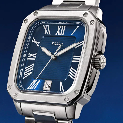Fossil Crosby Blue Dial Men 42mm FS6121 - Image 4