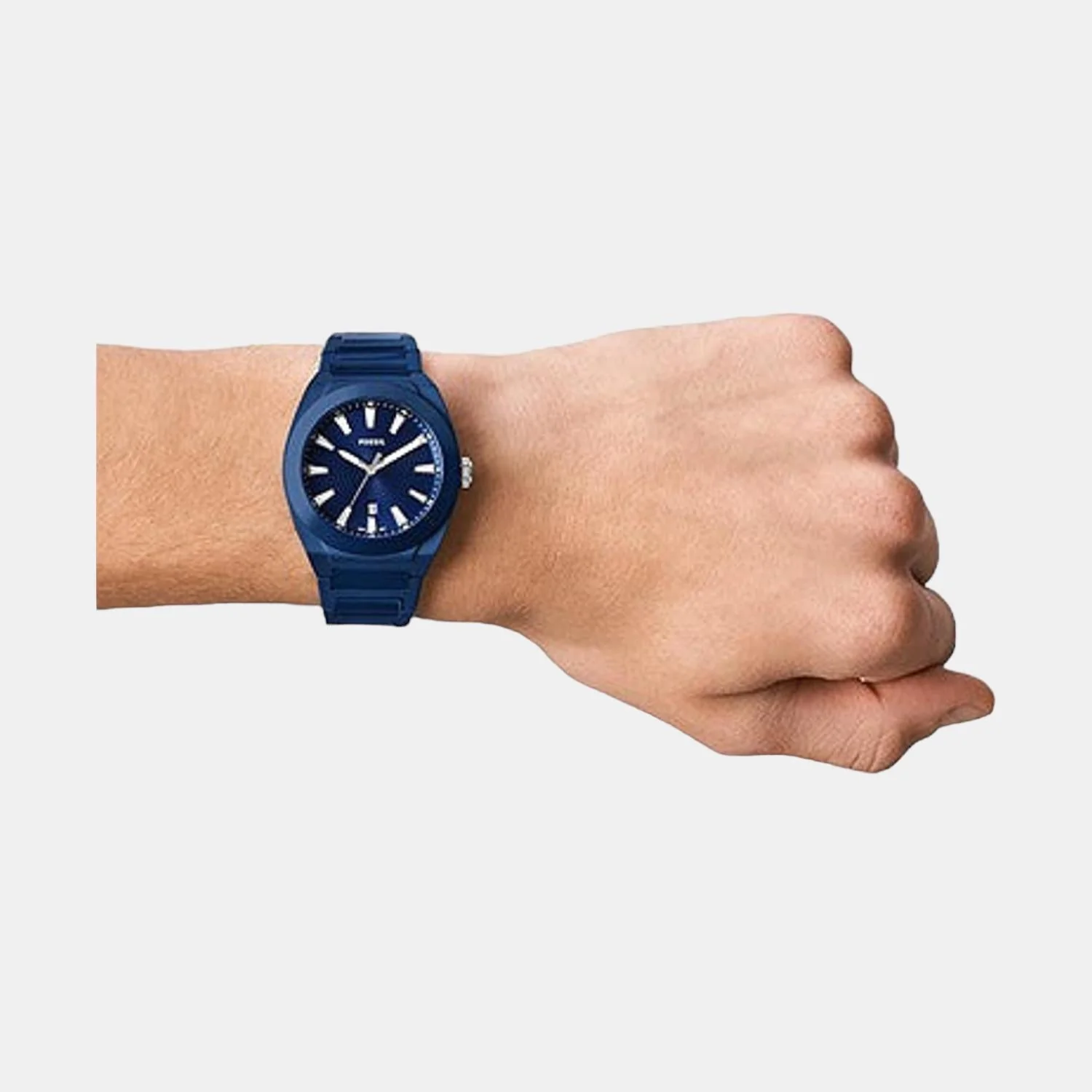 Everett Men Quartz Blue Dial Analog Ceramic Watch CE5029 - Image 4