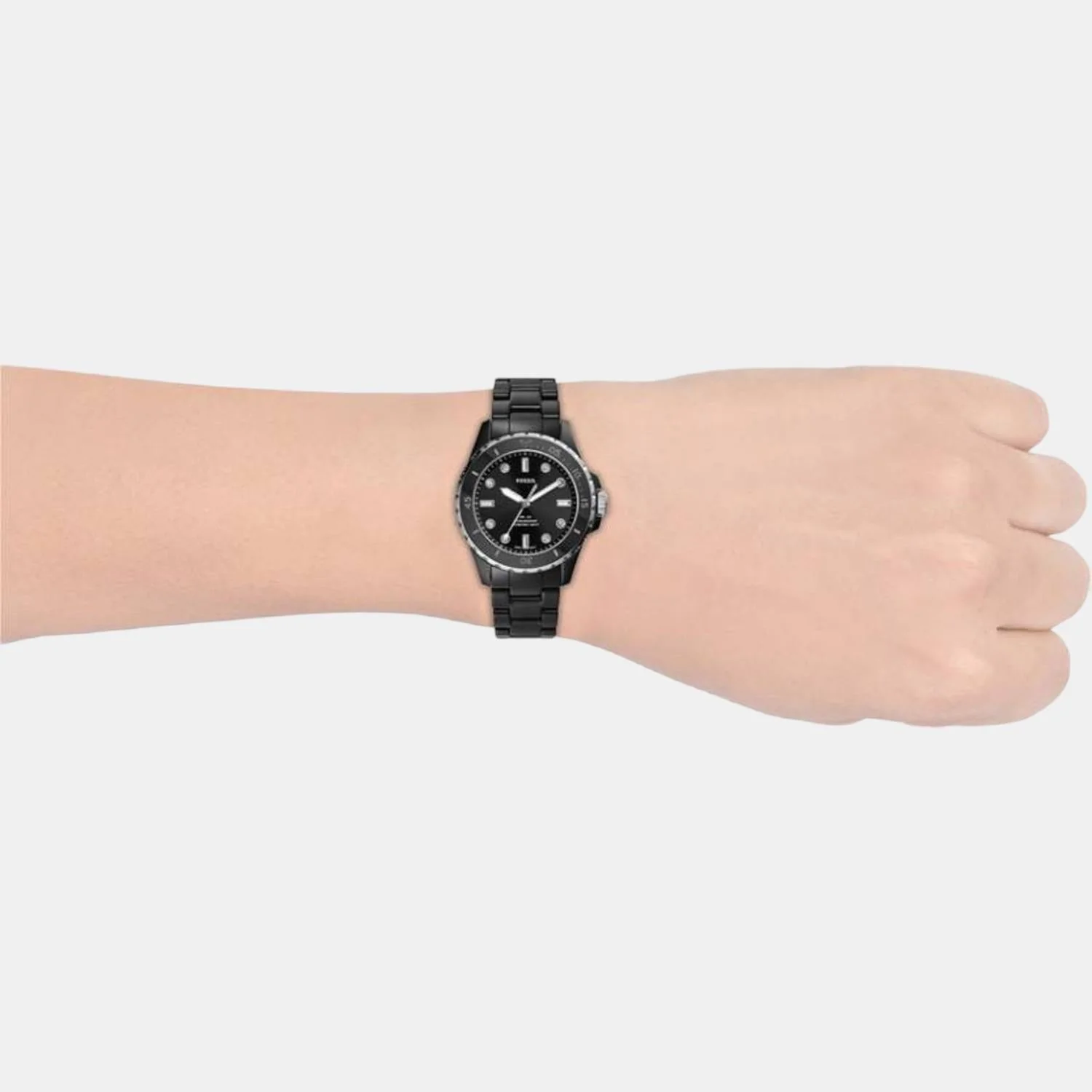 Fb-01 Women Quartz Black Dial Analog Ceramic Watch CE1108 - Image 4