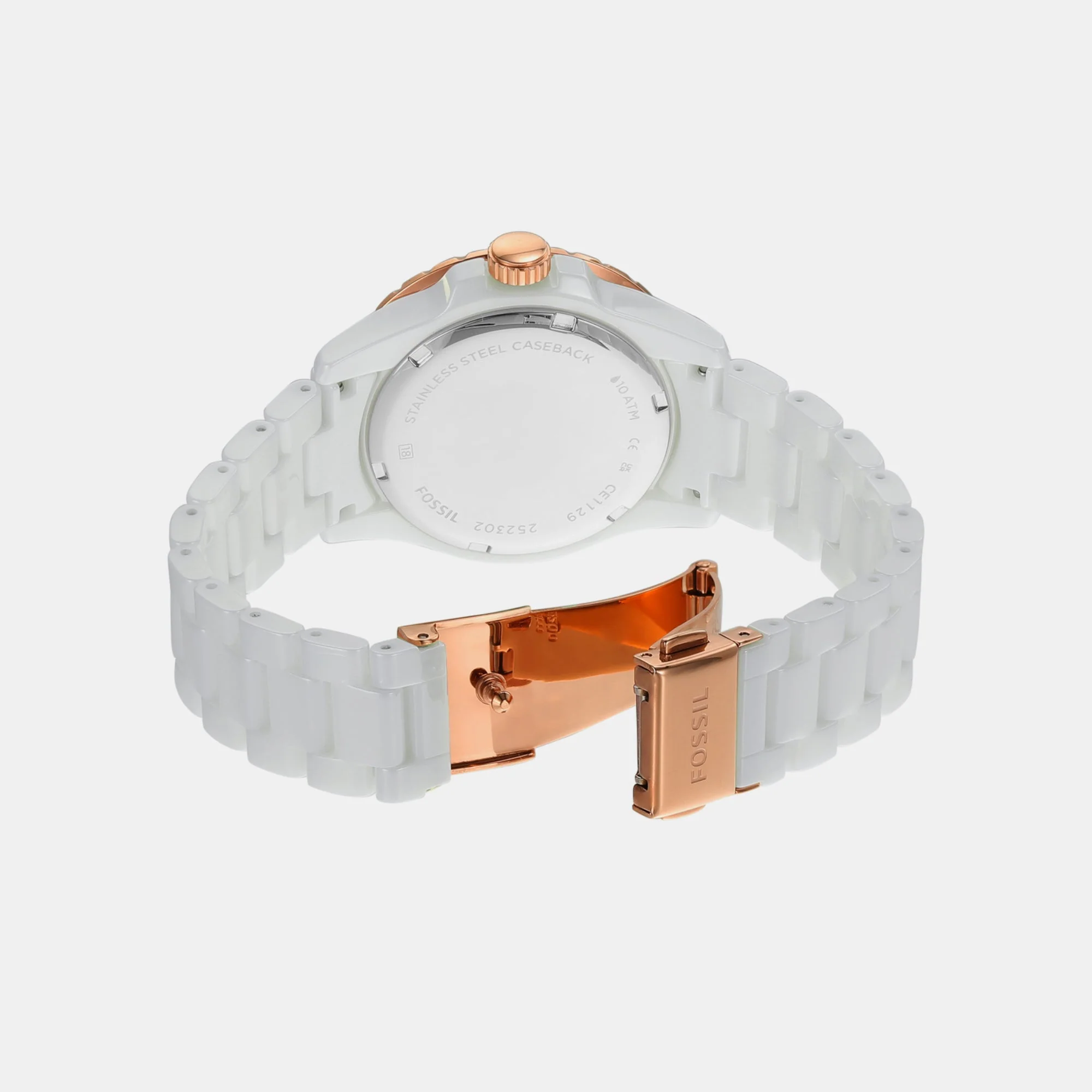 Fb-01 Women Quartz Silver Dial Analog Ceramic Watch CE1129 - Image 2
