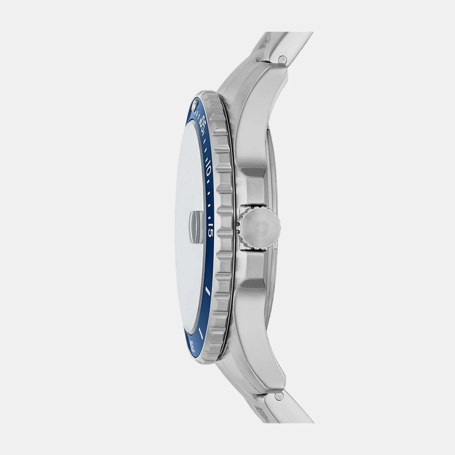 Fossil Blue Dive Men Quartz Blue Dial Analog Stainless Steel Watch FS5949 - Image 2