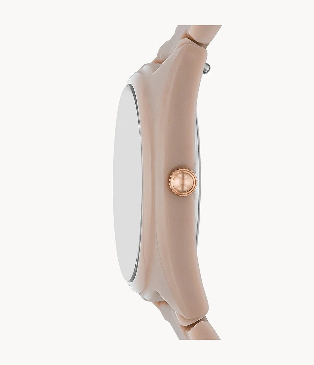 Fossil Gabby Salted Caramel Dial Women 34mm - Image 2