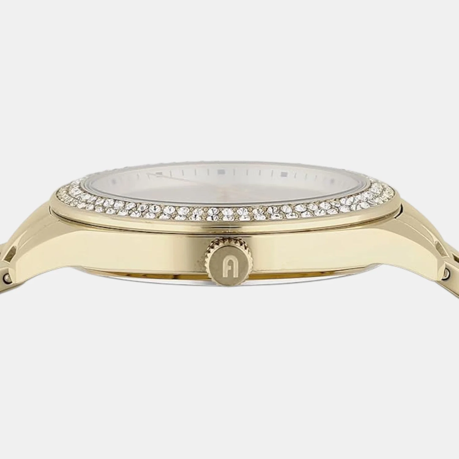 Furla Athleisure Women Quartz Champagne Dial Analog Stainless Steel Watch WW00038003L2 - Image 3