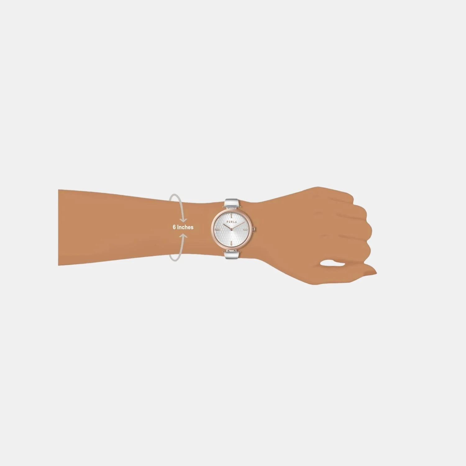 Furla Glamour Chic Women Quartz Silver Dial Analog Stainless Steel Watch WW00018005L5 - Image 6