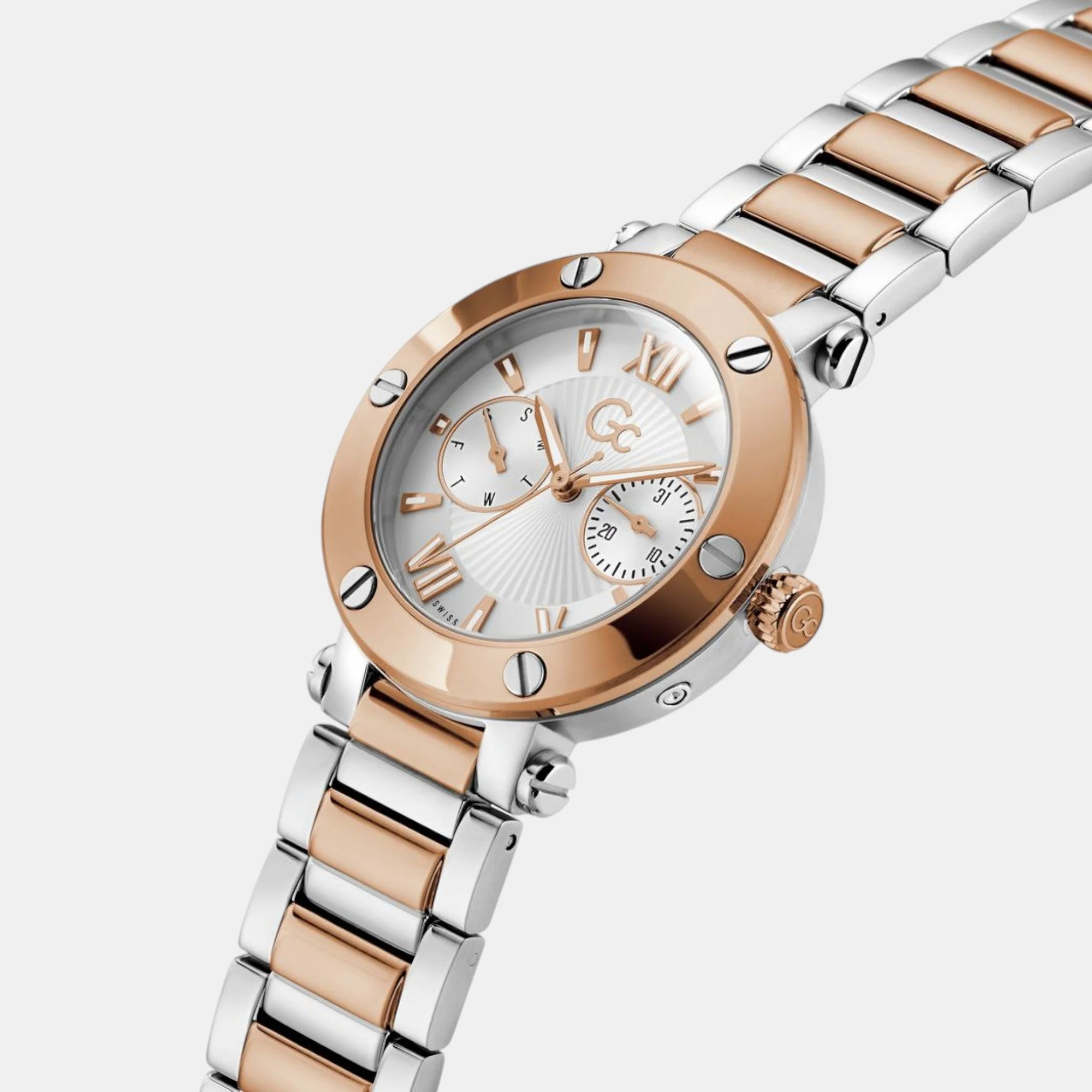 Aura Women Quartz White Dial Analog Stainless Steel Watch Z48002L1MF - Image 3