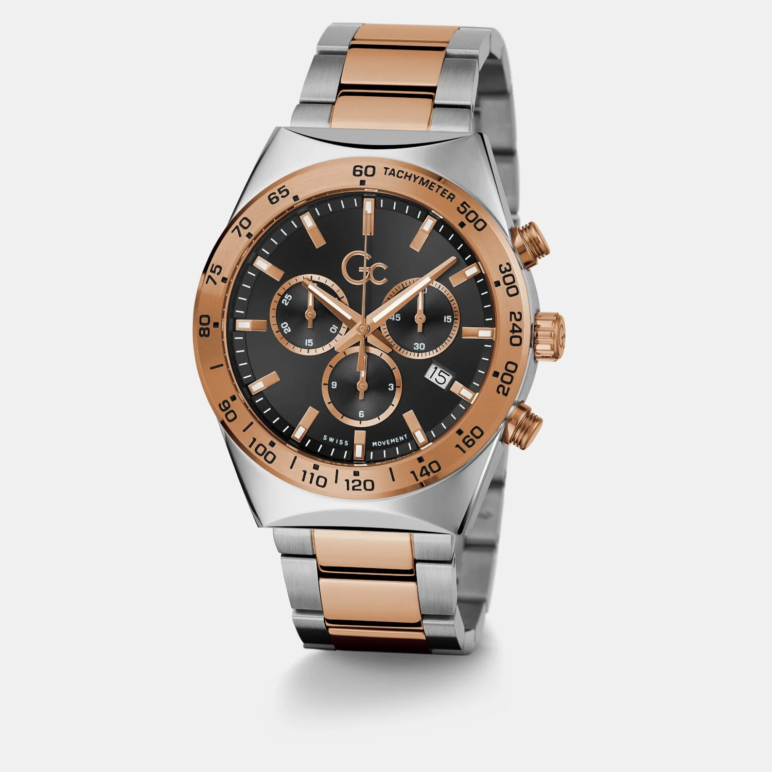 Clubhouse Chrono Men Quartz Black Dial Chronograph Stainless Steel Watch Z17003G2MF - Image 5