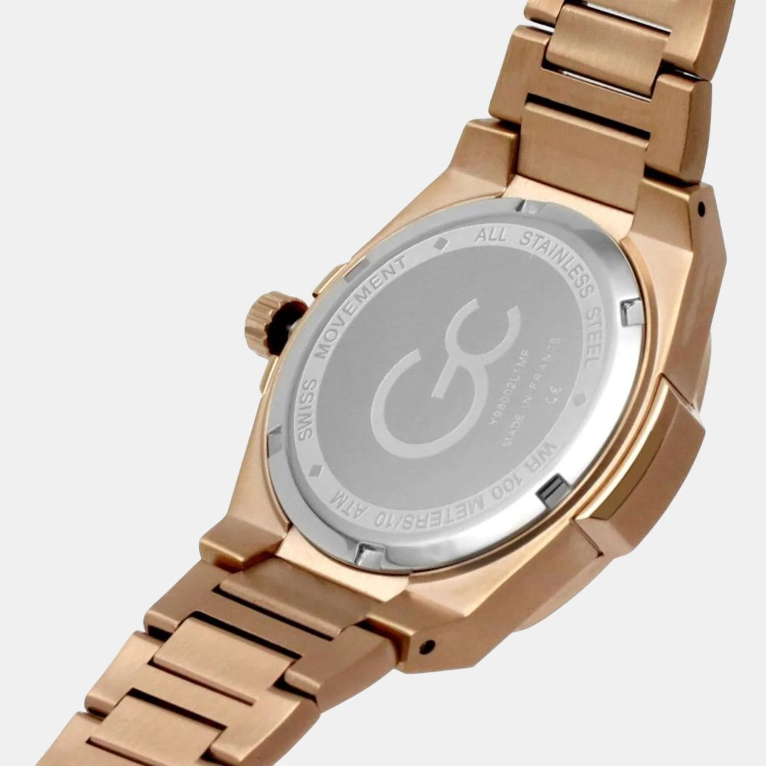 Coussin Shape Lady Women Quartz White Dial Analog Stainless Steel Watch Y98002L1MF - Image 10