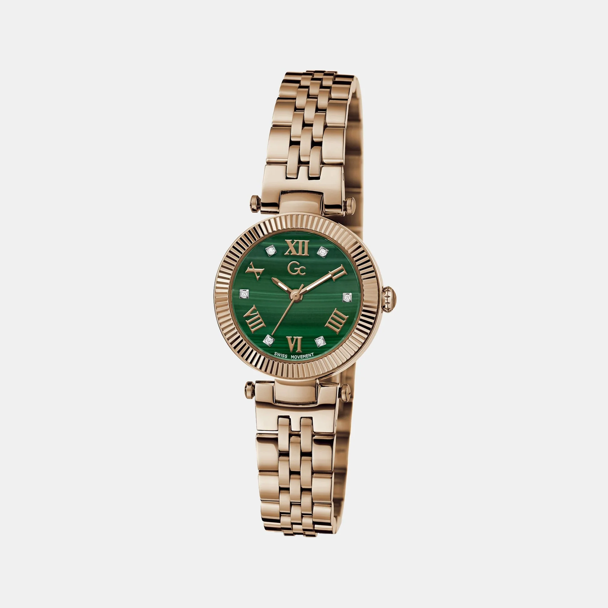 Flair Small Women Quartz Green Dial Analog Stainless Steel Watch Z02006L9MF - Image 5