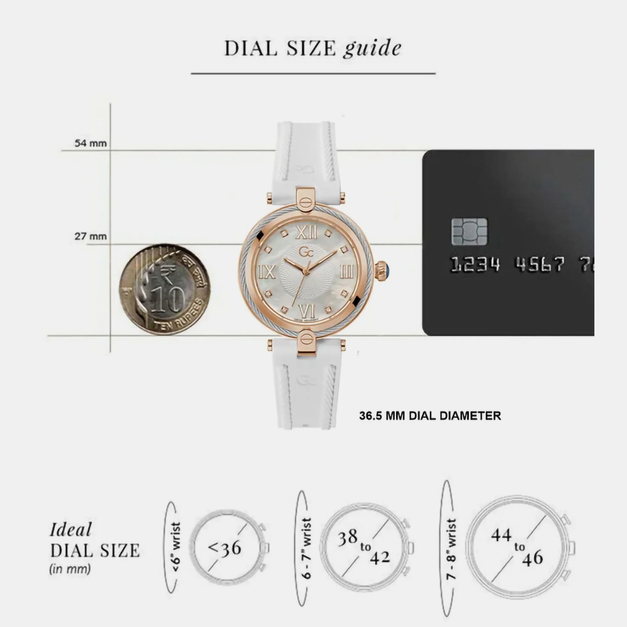 Fusion Cable Women Quartz White Dial Analog Silicone Watch Z15003L1MF - Image 5