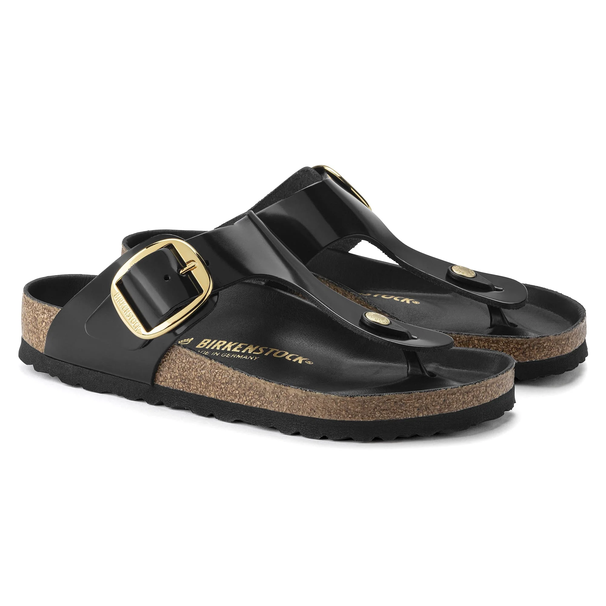Gizeh Big Buckle Natural Leather Patent - Image 3