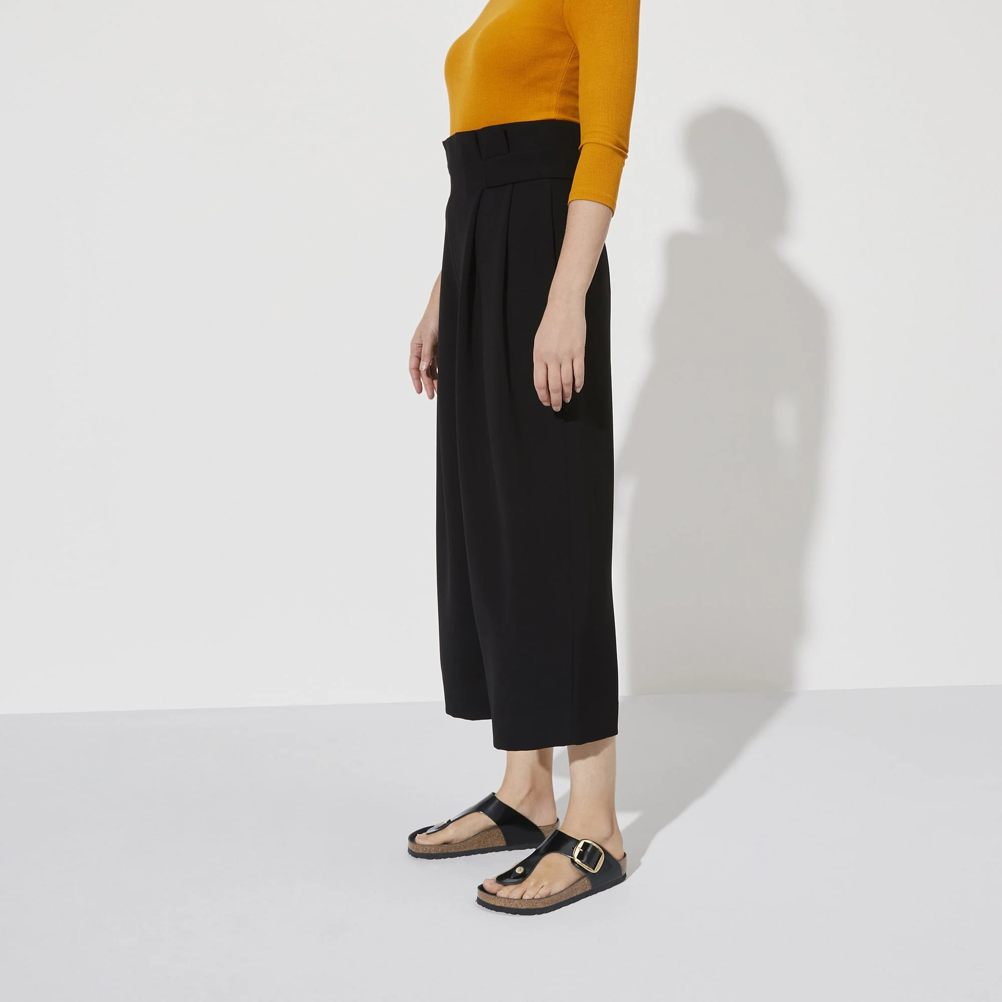 Gizeh Big Buckle Natural Leather Patent - Image 6