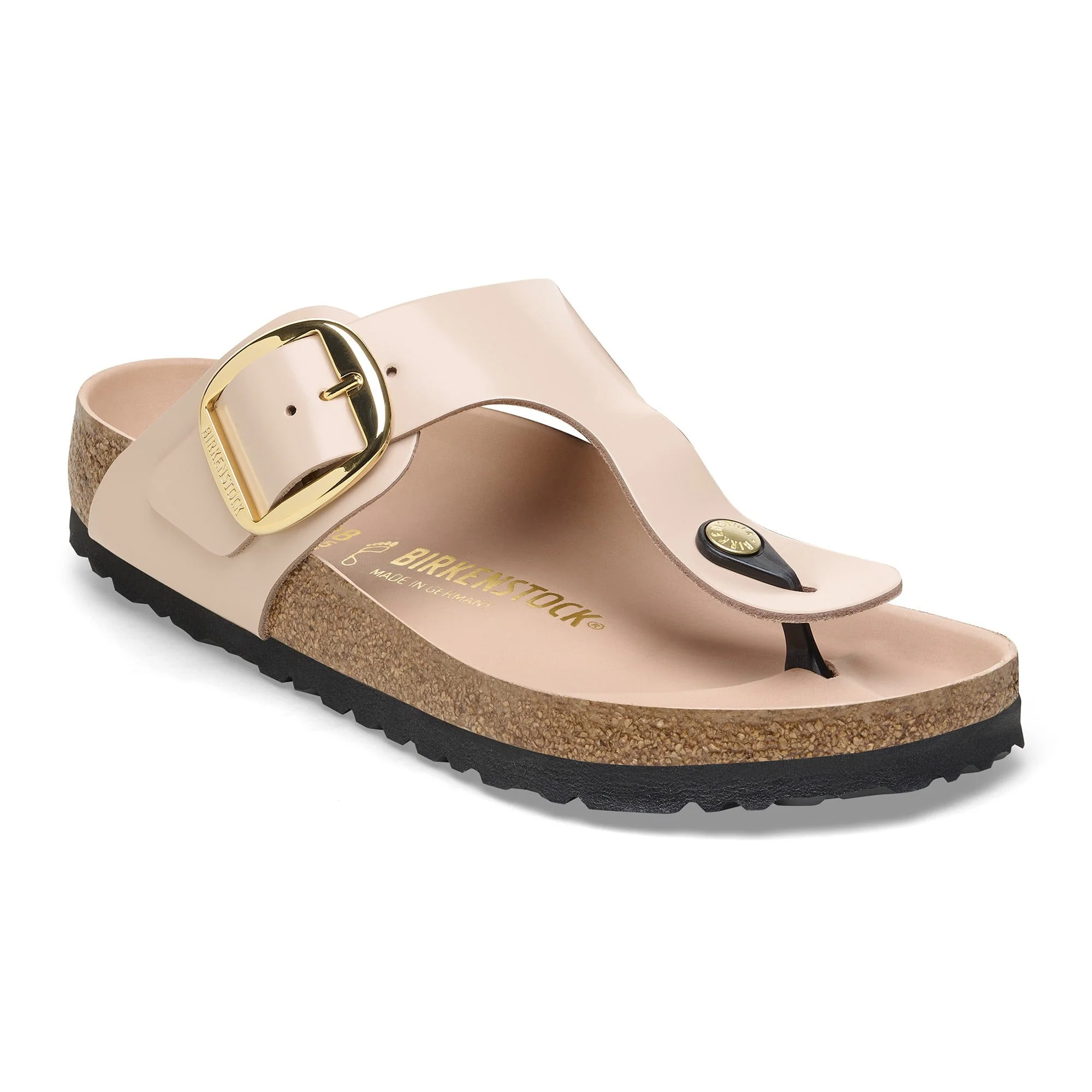 Gizeh Big Buckle Natural Leather Patent - Image 6