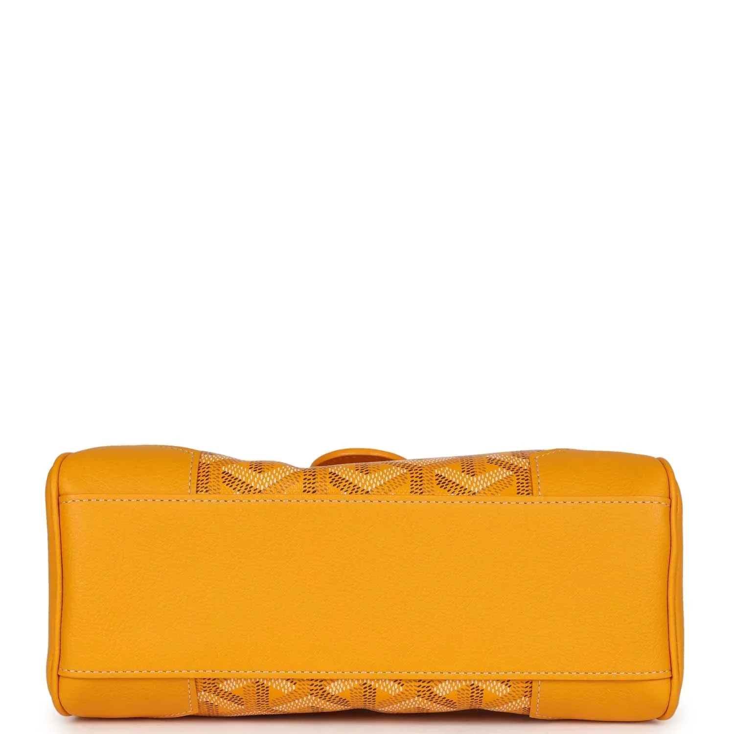 Goyard Saigon Souple Mini Bag Yellow Goyardine Palladium Hardware - Image 6