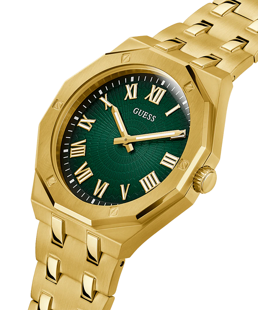 Guess Asset Green Dial Men 42.5mm GW0575G2
