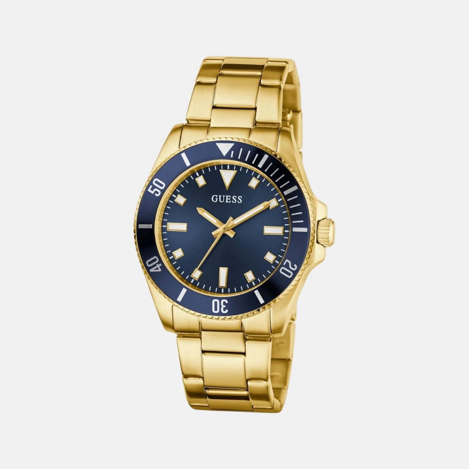 Cliff Men Quartz Blue Dial Analog Stainless Steel Watch GW0968G2 - Image 3