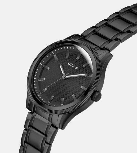Dex Men Quartz Black Dial Analog Stainless Steel Watch GW0626G3 - Image 4