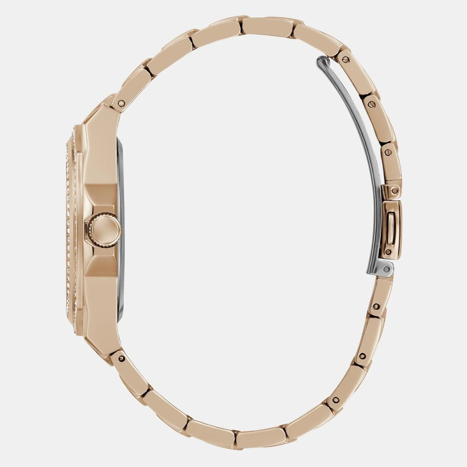 Dress Women Quartz Rose Gold Dial Multi-Function Stainless Steel Watch GW0685L3 - Image 4