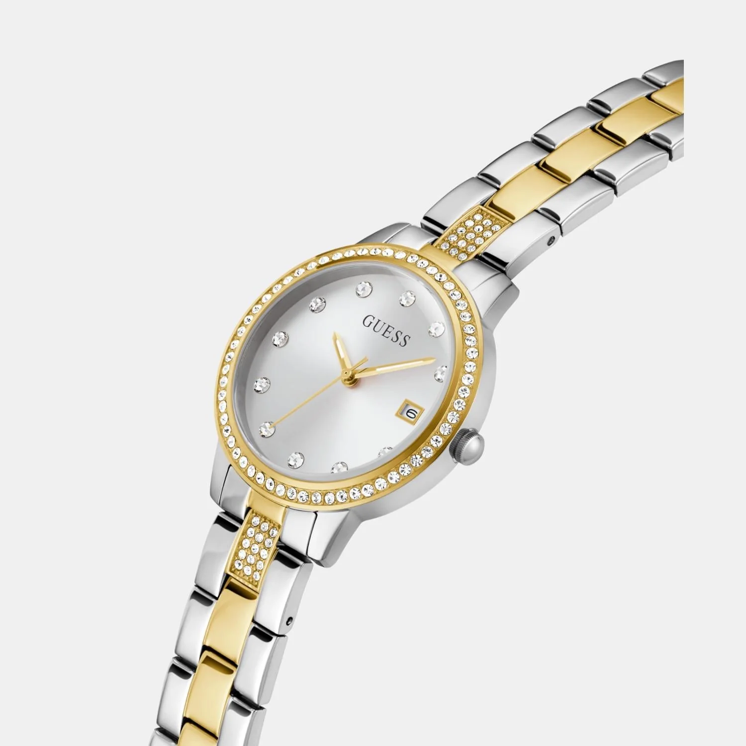 Dress Women Quartz White Dial Analog Stainless Steel Watch GW0725L1 - Image 3