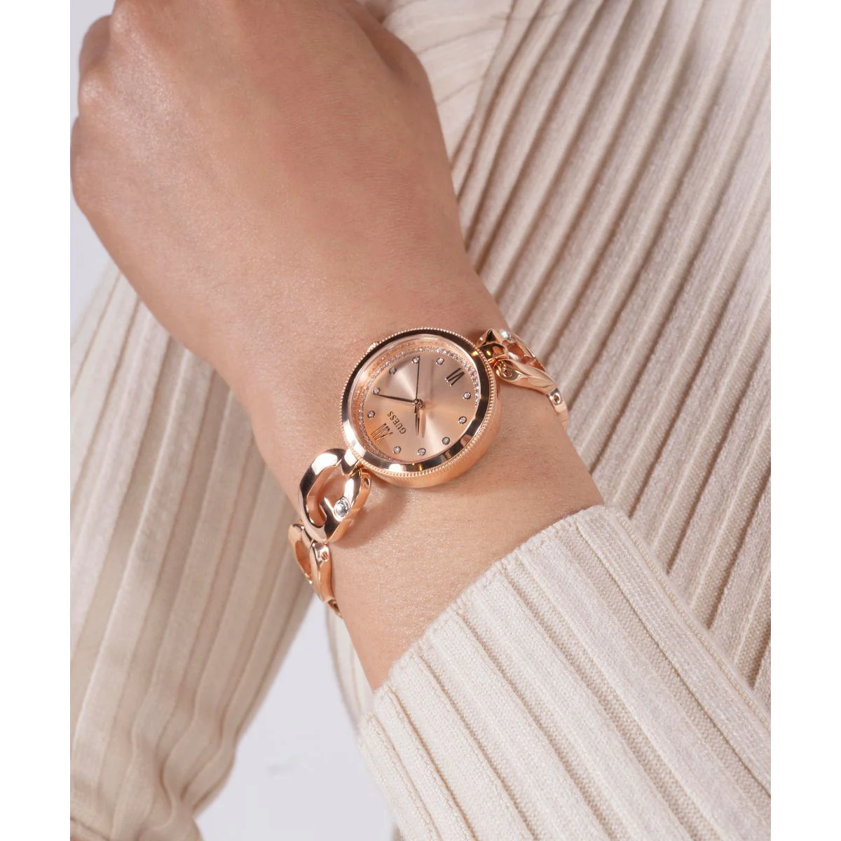 empower Women Quartz Rose Gold Dial Analog Stainless Steel Watch GW0759L3 - Image 7
