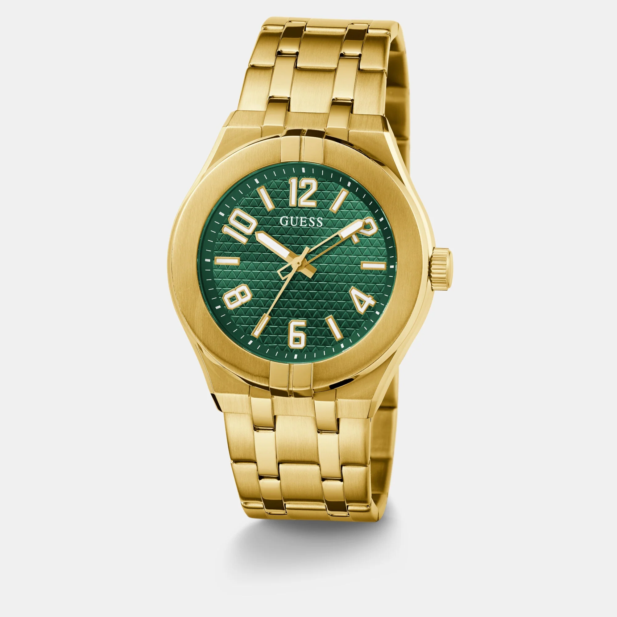Escape Men Quartz Green Dial Analog Stainless Steel Watch GW0661G2 - Image 4