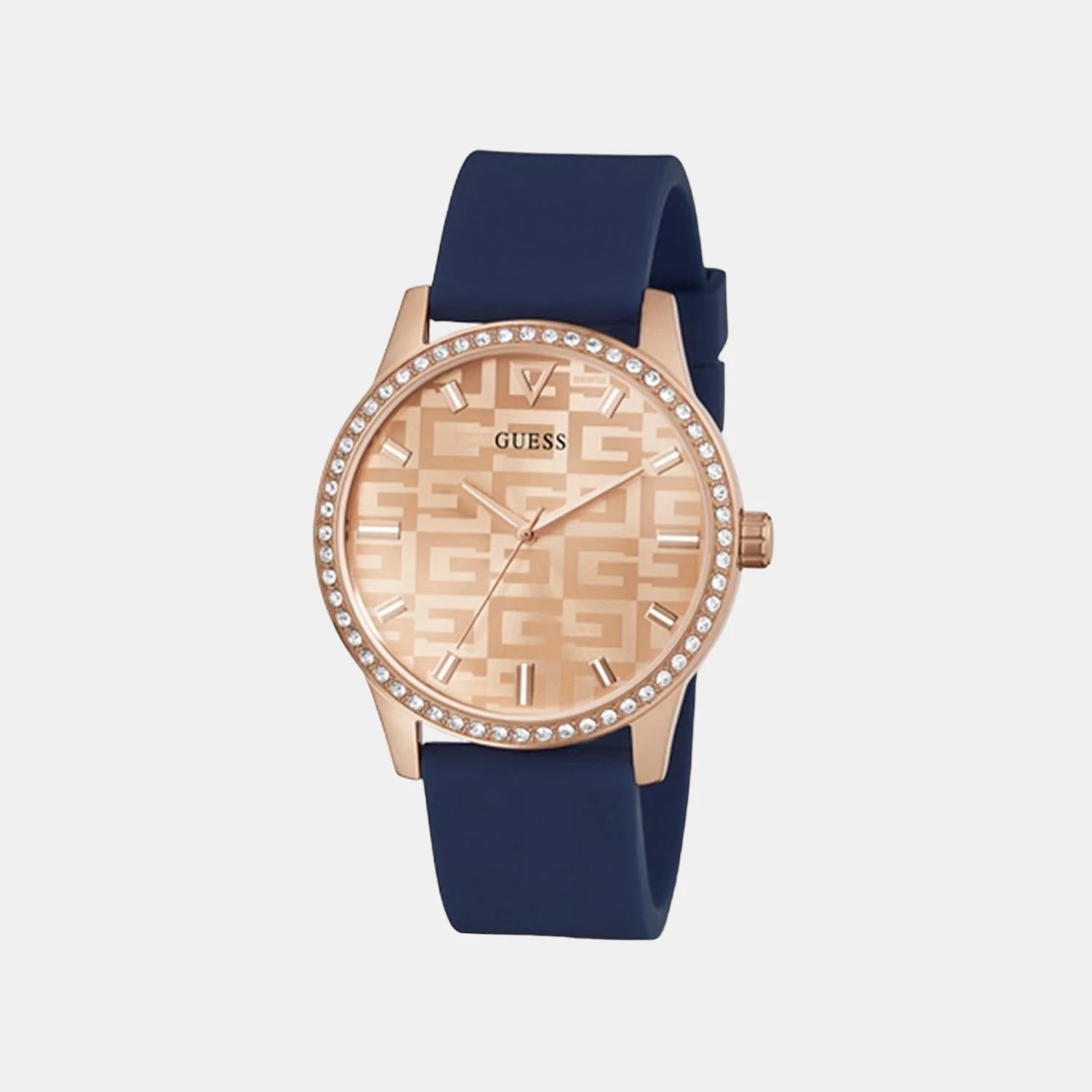 G Check Women Quartz Rose Gold Dial Analog Silicone Watch GW0355L2 - Image 5